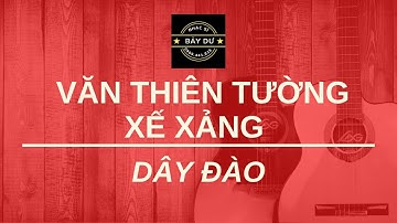 NHẠC SĨ BẢY DƯ - "Văn thiên tường - Xế xảng" (DÂY ĐÀO)