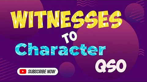 Law of Evidence Article (135). Witnesses to character: QSO / Abdal/ Abdaal.