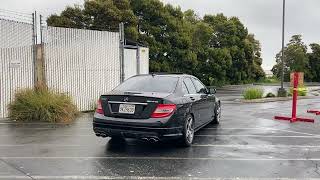 2009 C63 amg w204 straight piped