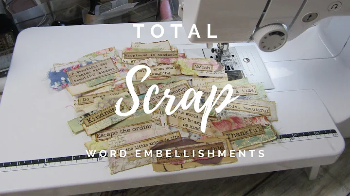 Total Scrap Word Embellishments