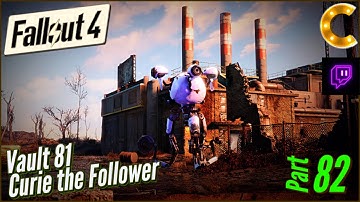 Fallout 4 with Raytracing & Survival, Part 82: Meeting Curie the Follower in Vault 81 (RTX 3090)