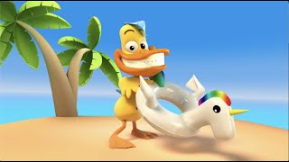 Paperotti in 'IT'S BEACH TIME!' - The Silly Funny Duck - Animated Short