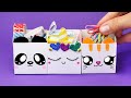 DIY Милый ОРГАНАЙЗЕР своими руками ИЗ БУМАГИ!  Back to School Desk Organizer DIY Kawaii