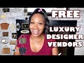 FREE TRUSTED LUXURY DESIGNER VENDORS | LUXURY DESIGNER HAUL | DESIGNER DUPES AND REPLICAS