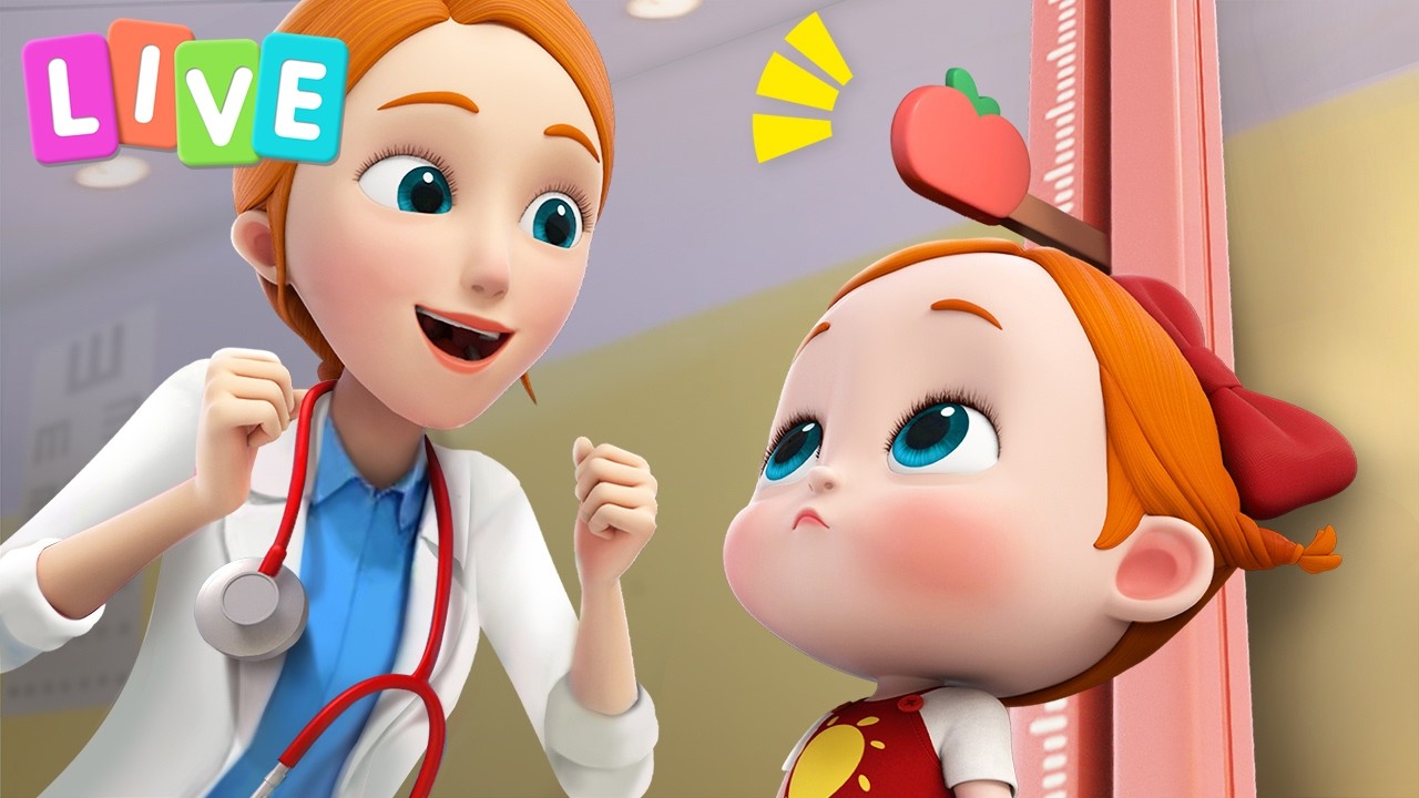 🔴 LiaChaChaTV‐LIVE | 健康診断の日 | 子供の歌 | 童謡 | リアとチャチャ | LiaChaCha