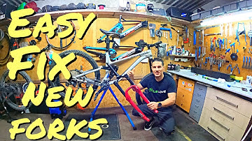 How to install new forks on your bike | MTB repair | Rockshox | Lyrik
