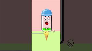 Turkish Icecream #animation #mukbang