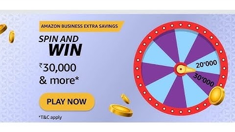 Amazon business extra savings spin and win quiz answer April 2022