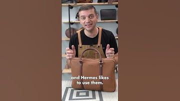 I made a briefcase using the leather that Hermes likes to use... and this is how it turned out!