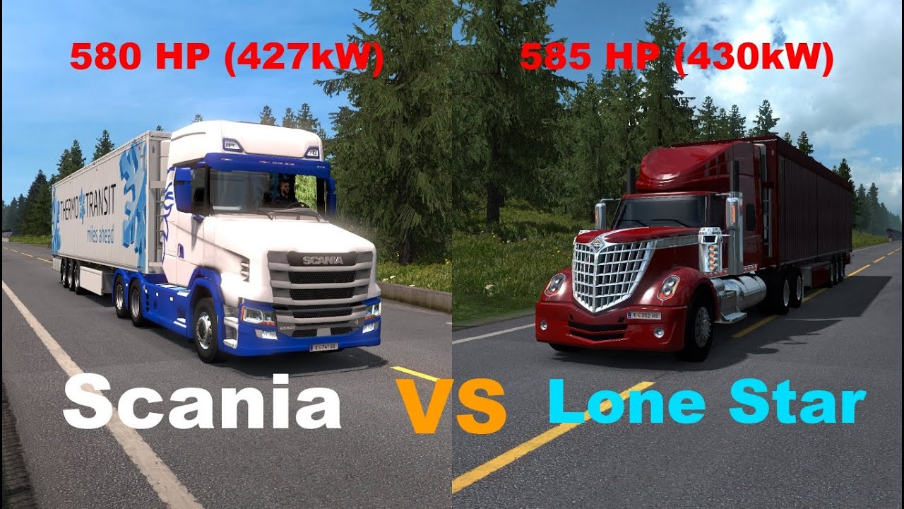 scania truck driving simulator vs euro truck 2