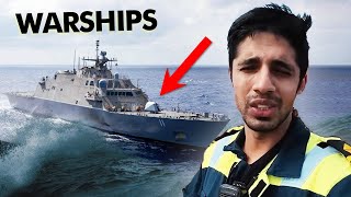 Ship in EXTREME African waters with NAVY Warships!