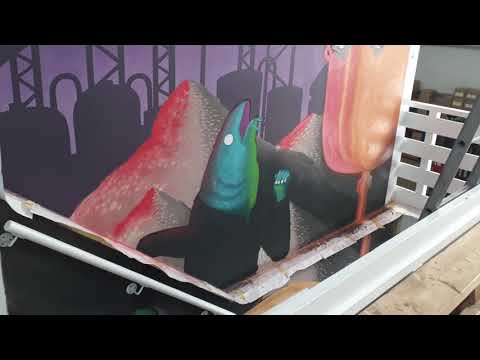 Painting The New Mural - YouTube