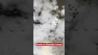 Ukrainian drone kill me russian occupation troops