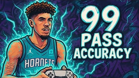 NBA 2K25 Lamelo Ball 99 pass accuracy is UNSTOPPABLE in random REC