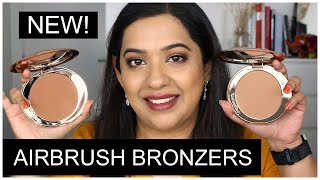 Charlotte Tilbury Airbrush Bronzer  Medium & Tan on Indian skin tone