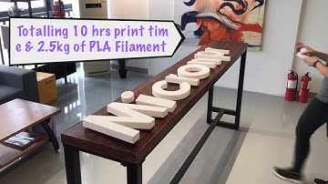 How to make illuminated Channel Letter with 3D Printer?