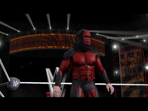 WWE2K17 -  1 VS 3! EL COMBATE DEL SIMIO ASESINO!