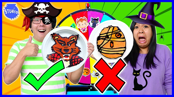 PANCAKE ART CHALLENGE HALLOWEEN EDITION! Learn to make DIY Halloween Pancake Art!