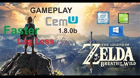 Cemu 1.8.0b Gameplay on Low Laptop Gaming i5-6200u + gt940m - 1080p Graphicpacks