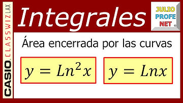 Área entre curvas - Ej. 9 con CASIO Classwiz fx-991LA X
