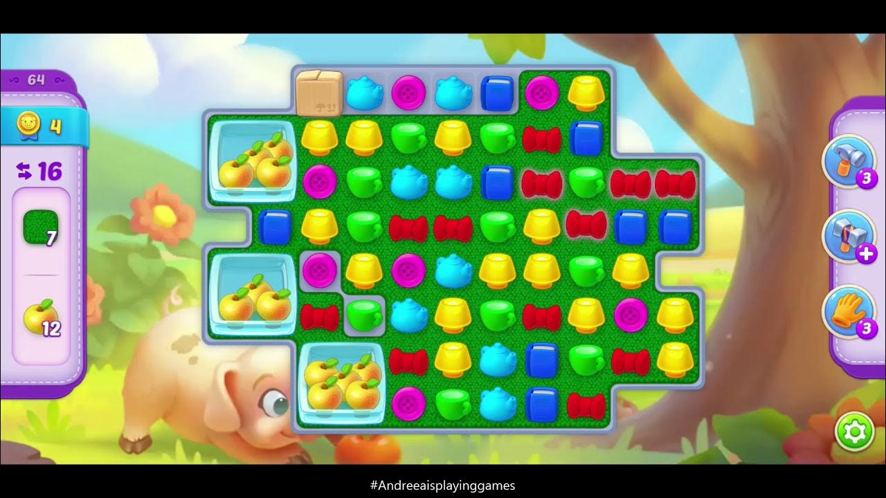 How To Beat Level 64 On Homescapes Homescapes - Level 64 - How to complete - YouTube
