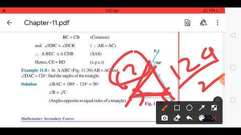 Nios 10. Maths. Chapter 11. Congruence of triangles. Part 2