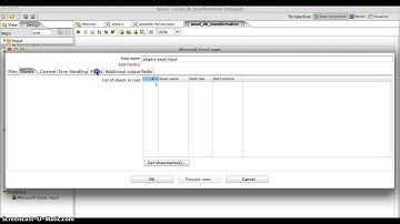 Pentaho Excel to Mysql Db transformation tutorial