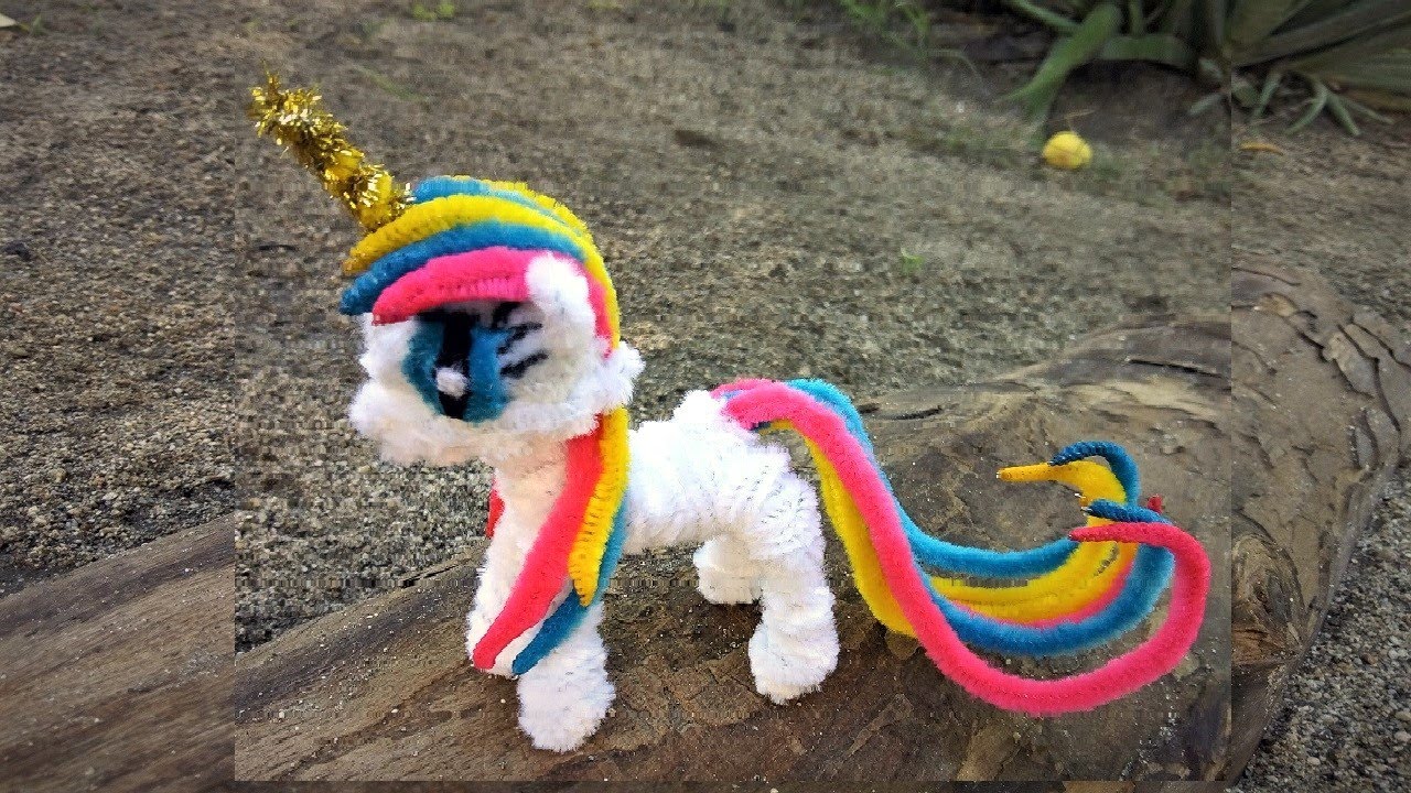 Unicornio con limpiapipas/pipe cleaner unicorn YouTube