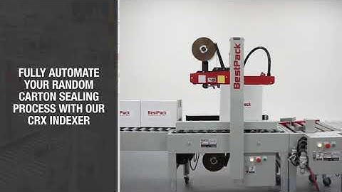 BestPack RS-6 Random Side Drive Case Sealer w CRX Indexer | www.ProPac.com