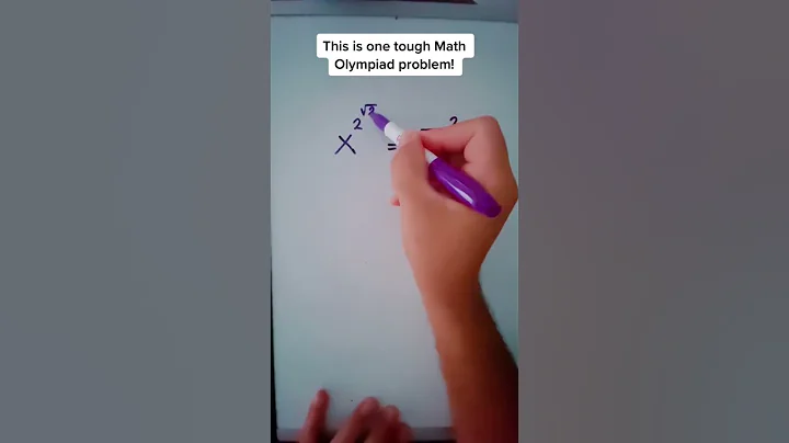 Solve this difficult math Olympiad problem - DayDayNews