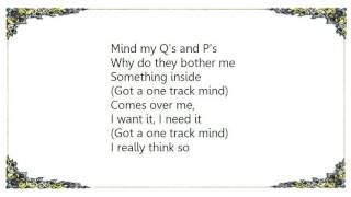 Cyndi Lauper - One Track Mind Lyrics