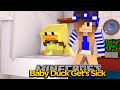 MINECRAFT - BABY DUCK GETS POISONED!!! w/ LITTLE CARLY