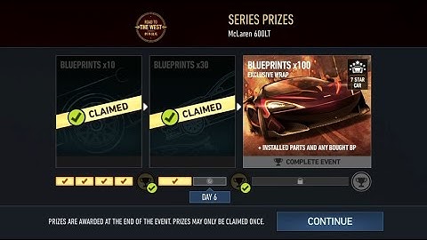 NfS: No Limits - McLAREN 600LT Day5 complete