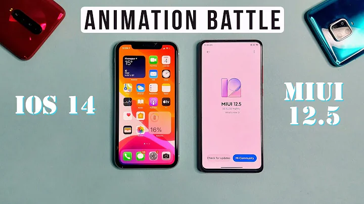 Apple's iOS 14 vs Xiaomi's MIUI 12.5 Animation Battle - You Will Shocked 😲