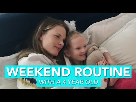 Weekend Routine With My 4 Year Old | Anne V
