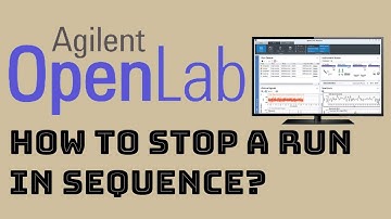 How to Stop a Run/Injection in Agilent OpenLab CDS