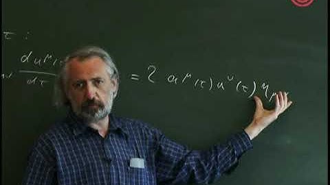 General theory of relativity - Volker Perlick - Lecture 05