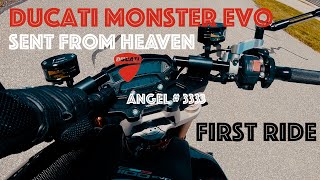 Monster 1100 EVO Test Ride | Heaven Sent | God must be Italian & She rides a Ducati!