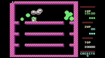 Bubble Bobble C64 Remastered - WIP 1 - First test with new level graphics