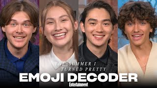 'The Summer I Turned Pretty' Cast Guess Shows Using Only Emojis | Emoji Decoder