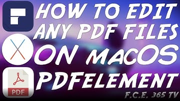 How To Edit ANY PDF Files on Your Mac / macOS | PDFelement Express Review