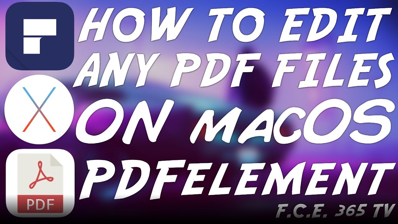 how to edit pdfs on mac