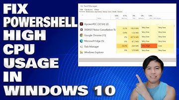 How To Fix Powershell High CPU Usage in Windows 10