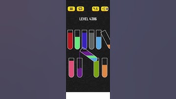 water sort puzzle level 4386