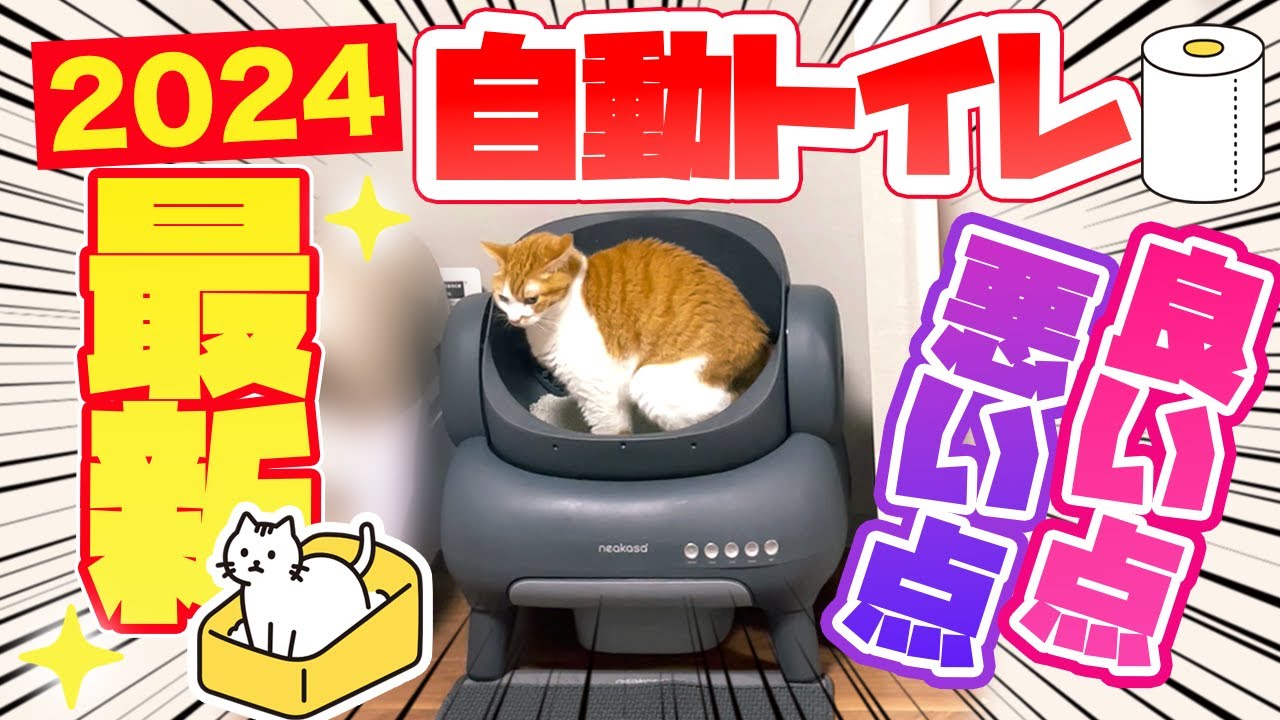 全自動猫トイレ かわいい 大きめ トイレ本体 自動 全自動 猫 本体 大型