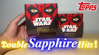 PULLING SAPPHIRE SELECTION CARDS! 2024 Topps Star Wars The Phantom Menace Sapphire Opening!