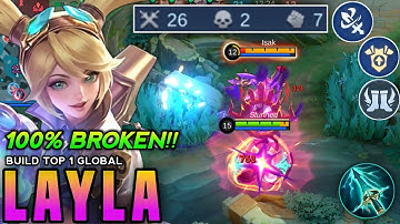 LAYLA BOUWT DE PERFECTE BURST CRIT BUILD EN EMBLEEM VOOR 2025!!🔥 (100% KAPOT!) - MLBB