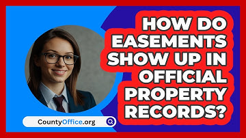 How Do Easements Show Up In Official Property Records? - CountyOffice.org