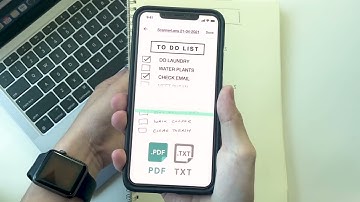 Save your scanned docs as PDF+TXT with ScannerLens