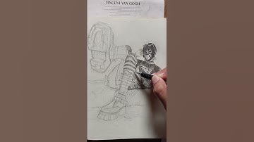 Drawing with hatching technique using mechanical pencil #art #artwork #sketch #hatching #drawing